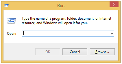 Run dialog